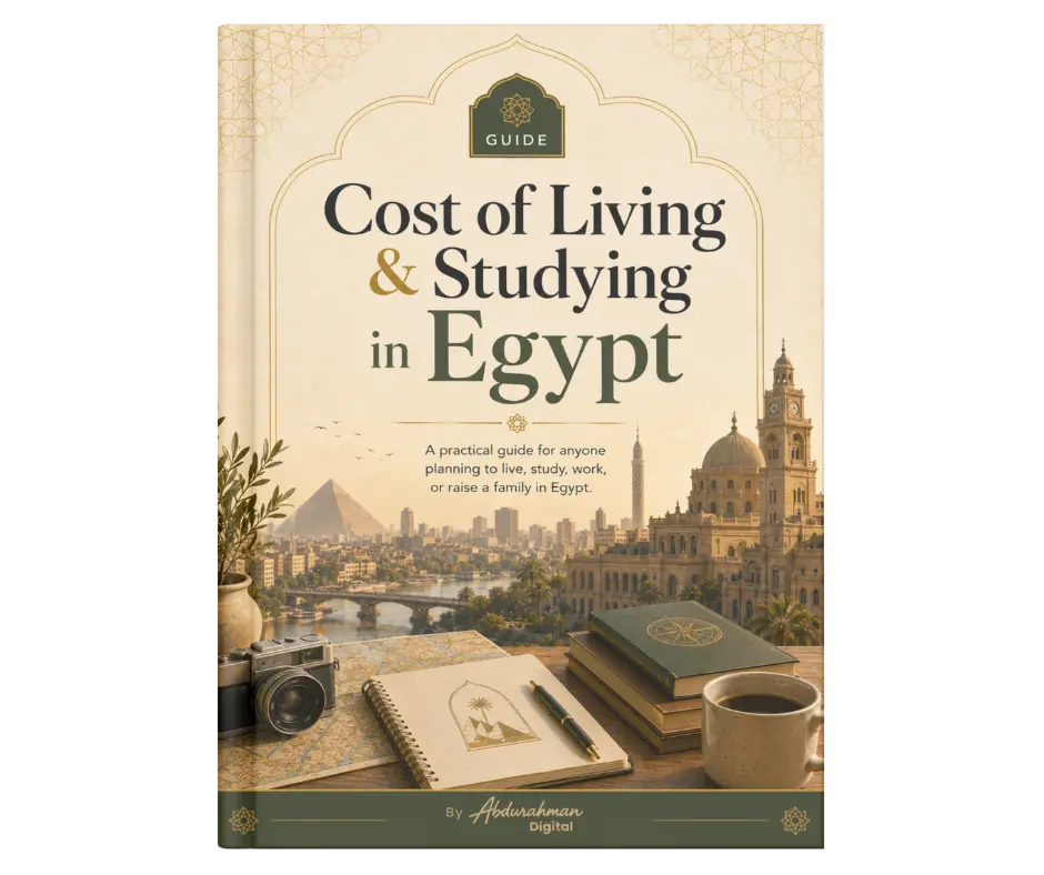 Cost of living and studying in egypt guide - abdurahman digital - cover