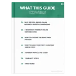 The Online Income Kickstart Guide - Contents V2 - Abdurahman Digital