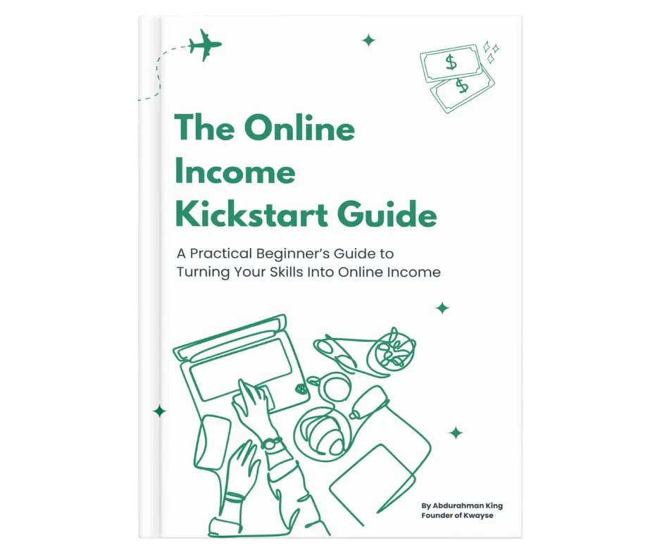 The Online Income Kickstart Guide - Cover V2 - Abdurahman Digital